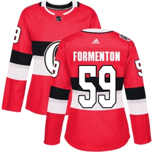 Women's Alex Formenton Ottawa Senators Authentic 2017 100 Classic Jersey - Red