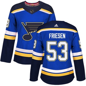 Women's Alex Friesen St. Louis Blues Authentic Home Jersey - Blue