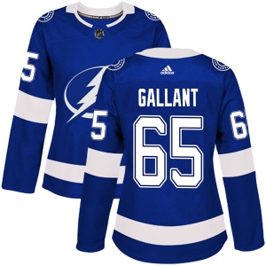 Women's Alex Gallant Tampa Bay Lightning Authentic Home Jersey - Blue