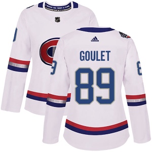 Women's Alex Goulet Montreal Canadiens Authentic 2017 100 Classic Jersey - White