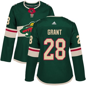 Women's Alex Grant Minnesota Wild Authentic Home Jersey - Green