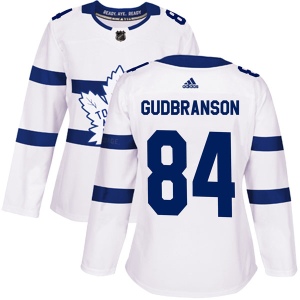 Women's Alex Gudbranson Toronto Maple Leafs Authentic 2018 Stadium Series Jersey - White