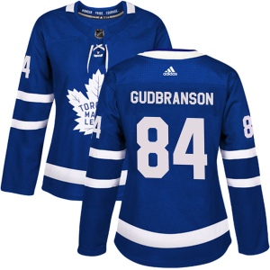 Women's Alex Gudbranson Toronto Maple Leafs Authentic Home Jersey - Blue