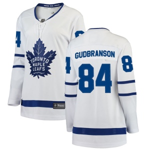 Women's Alex Gudbranson Toronto Maple Leafs Breakaway Away Jersey - White