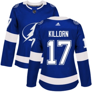 Women's Alex Killorn Tampa Bay Lightning Authentic Home Jersey - Royal Blue