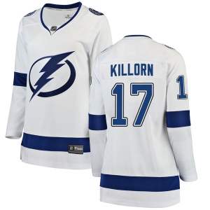 Women's Alex Killorn Tampa Bay Lightning Breakaway Away Jersey - White