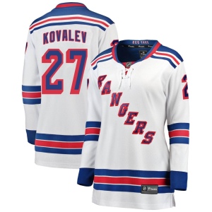 Women's Alex Kovalev New York Rangers Breakaway Away Jersey - White