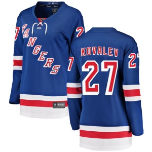 Women's Alex Kovalev New York Rangers Breakaway Home Jersey - Blue