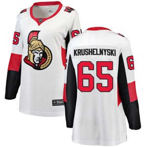 Women's Alex Krushelnyski Ottawa Senators Breakaway Away Jersey - White