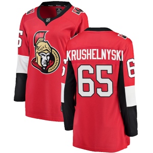 Women's Alex Krushelnyski Ottawa Senators Breakaway Home Jersey - Red