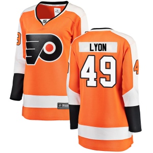 Women's Alex Lyon Philadelphia Flyers Breakaway Home Jersey - Orange