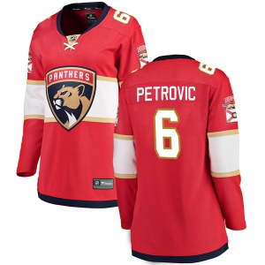 Women's Alex Petrovic Florida Panthers Breakaway Home Jersey - Red