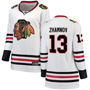 Women's Alex Zhamnov Chicago Blackhawks Breakaway Away Jersey - White