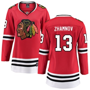 Women's Alex Zhamnov Chicago Blackhawks Breakaway Home Jersey - Red