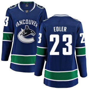 Women's Alexander Edler Vancouver Canucks Home Breakaway Jersey - Blue