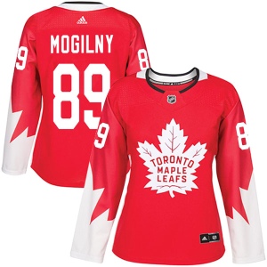 Women's Alexander Mogilny Toronto Maple Leafs Authentic Alternate Jersey - Red