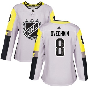 Women's Alexander Ovechkin Washington Capitals Authentic 2018 All-Star Metro Division Jersey - Gray