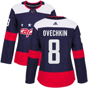 Women's Alexander Ovechkin Washington Capitals Authentic 2018 Stadium Series Jersey - Navy Blue