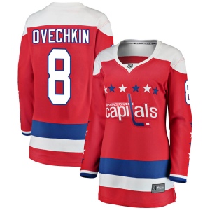 Women's Alexander Ovechkin Washington Capitals Breakaway Alternate Jersey - Red