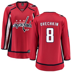 Women's Alexander Ovechkin Washington Capitals Home Breakaway Jersey - Red