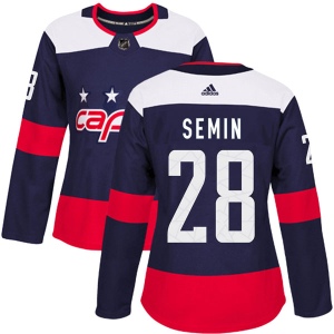 Women's Alexander Semin Washington Capitals Authentic 2018 Stadium Series Jersey - Navy Blue