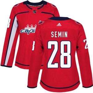 Women's Alexander Semin Washington Capitals Authentic Home Jersey - Red