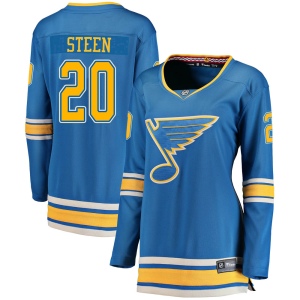 Women's Alexander Steen St. Louis Blues Breakaway Alternate Jersey - Blue