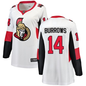 Women's Alexandre Burrows Ottawa Senators Breakaway Away Jersey - White