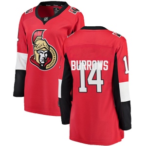 Women's Alexandre Burrows Ottawa Senators Breakaway Home Jersey - Red