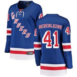 Women's Alexei Bereglazov New York Rangers Breakaway Home Jersey - Blue