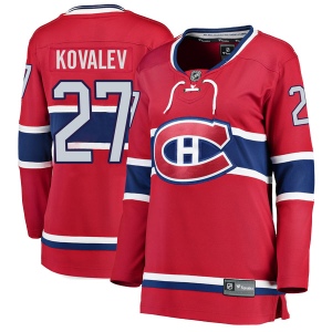 Women's Alexei Kovalev Montreal Canadiens Breakaway Home Jersey - Red