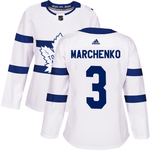 Women's Alexei Marchenko Toronto Maple Leafs Authentic 2018 Stadium Series Jersey - White