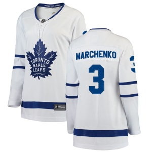 Women's Alexei Marchenko Toronto Maple Leafs Breakaway Away Jersey - White