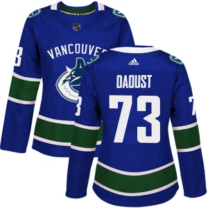 Women's Alexis Daoust Vancouver Canucks Authentic Home Jersey - Blue