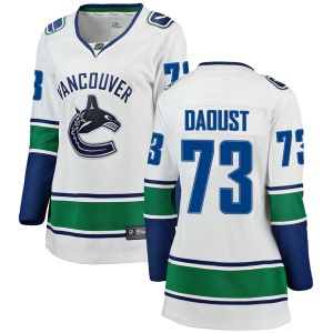 Women's Alexis Daoust Vancouver Canucks Breakaway Away Jersey - White