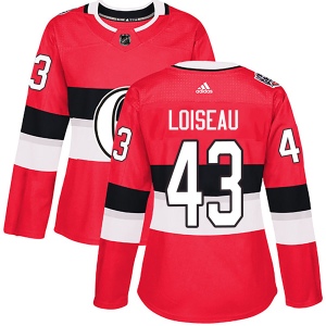 Women's Alexis Loiseau Ottawa Senators Authentic 2017 100 Classic Jersey - Red