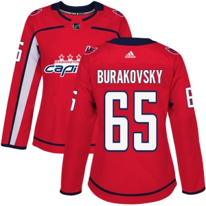 Women's Andre Burakovsky Washington Capitals Authentic Home Jersey - Red