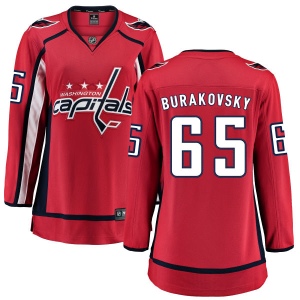 Women's Andre Burakovsky Washington Capitals Home Breakaway Jersey - Red