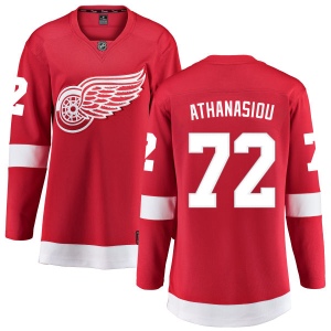 Women's Andreas Athanasiou Detroit Red Wings Home Breakaway Jersey - Red