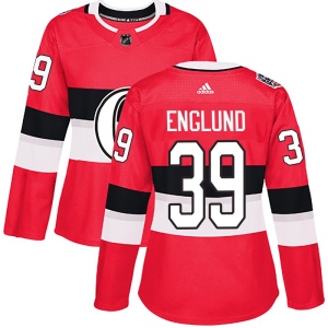 Women's Andreas Englund Ottawa Senators Authentic 2017 100 Classic Jersey - Red