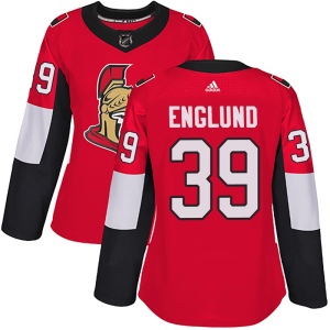 Women's Andreas Englund Ottawa Senators Authentic Home Jersey - Red