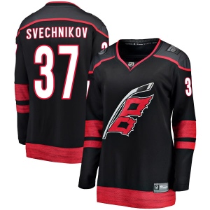 Women's Andrei Svechnikov Carolina Hurricanes Breakaway Alternate Jersey - Black