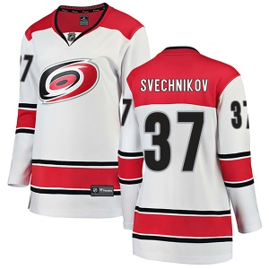 Women's Andrei Svechnikov Carolina Hurricanes Breakaway Away Jersey - White