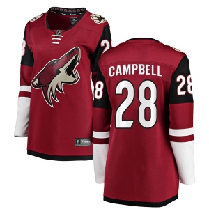 Women's Andrew Campbell Arizona Coyotes Authentic Home Jersey - Red