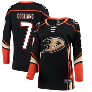 Women's Andrew Cogliano Anaheim Ducks Authentic Home Jersey - Black