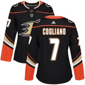 Women's Andrew Cogliano Anaheim Ducks Authentic Home Jersey - Black