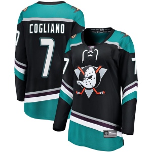 Women's Andrew Cogliano Anaheim Ducks Breakaway Alternate Jersey - Black