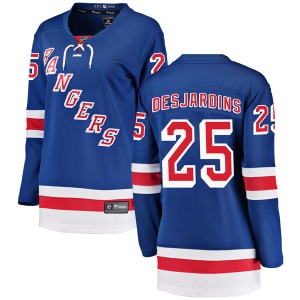 Women's Andrew Desjardins New York Rangers Breakaway Home Jersey - Blue