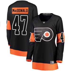 Women's Andrew MacDonald Philadelphia Flyers Breakaway Alternate Jersey - Black