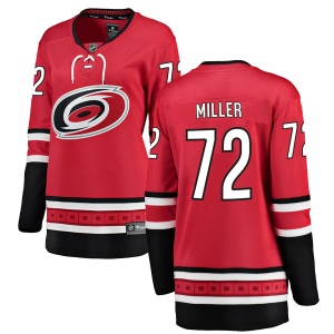 Women's Andrew Miller Carolina Hurricanes Breakaway Home Jersey - Red